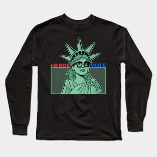 NerdsVote Liberty Dark Long Sleeve T-Shirt